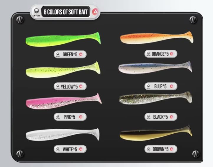Soft Plastic Paddle Tail Tackle Kit