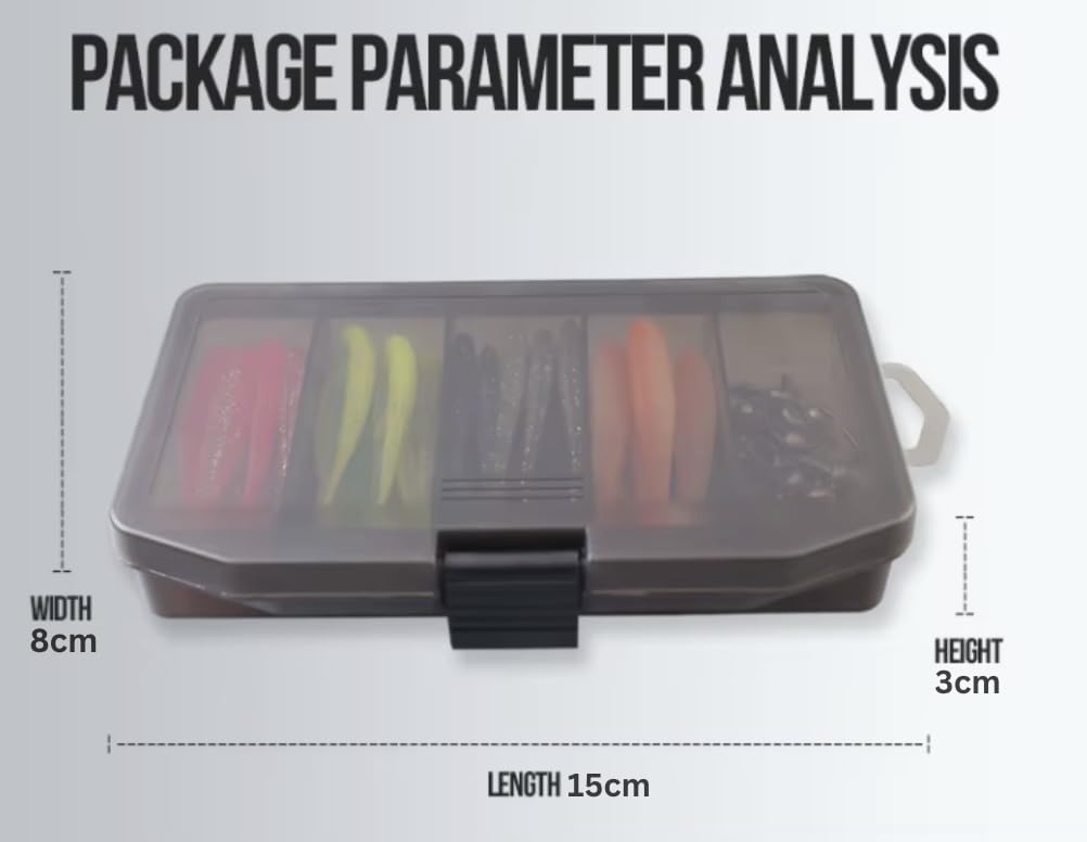 Soft Plastic Paddle Tail Tackle Kit