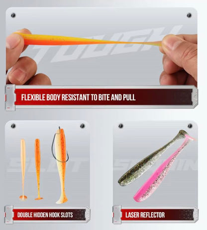 Soft Plastic Paddle Tail Tackle Kit