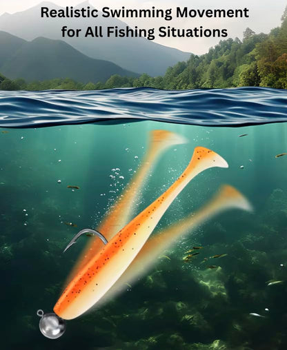 Soft Plastic Paddle Tail Tackle Kit
