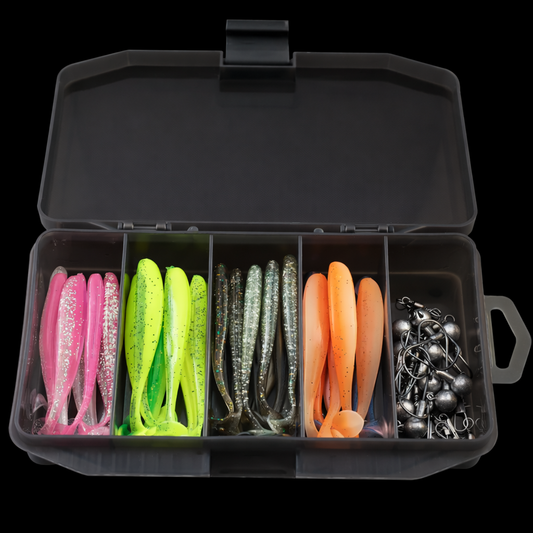Soft Plastic Paddle Tail Tackle Kit