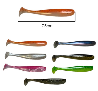 Soft Plastic Paddle Tail Tackle Kit